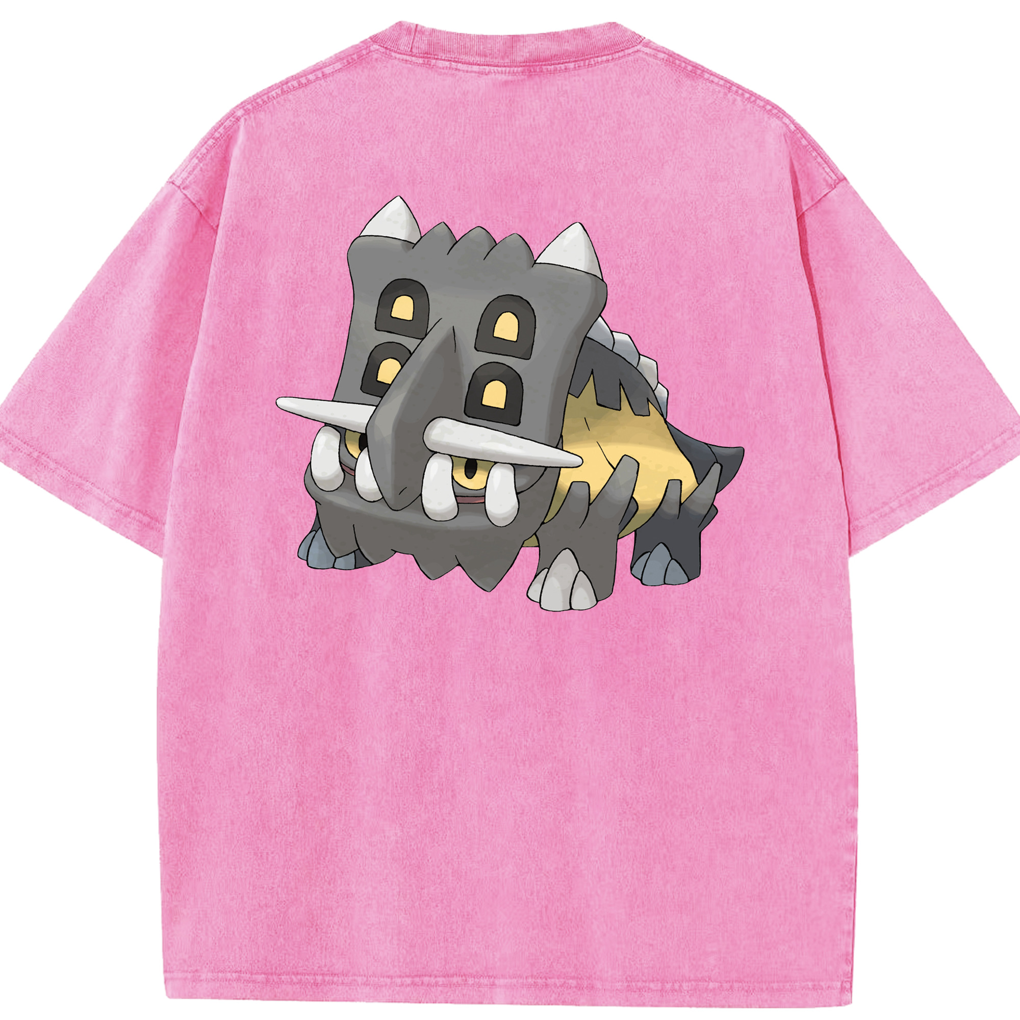 （画像用） ポケットモンスター Pokémon 綿100% ヴィンテージ風 半袖Tシャツ（背面プリント）